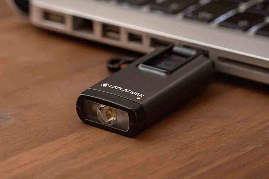 Latarka Ledlenser K6R USB z pamiecią 4GB szara
