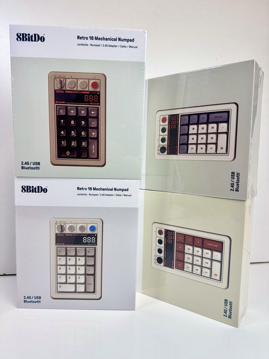 Механічна цифрова клавіатура калькулятор 8BitDo Retro 18 Bluetooth 2.4