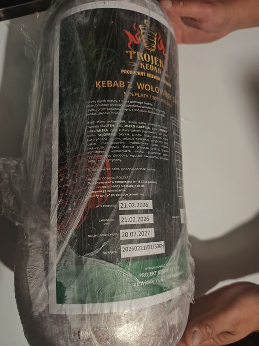 Mięso wołowe kebab 50/50