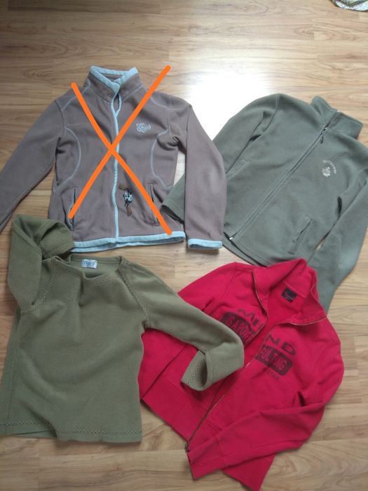 3 bluzy stan dobry XS-S