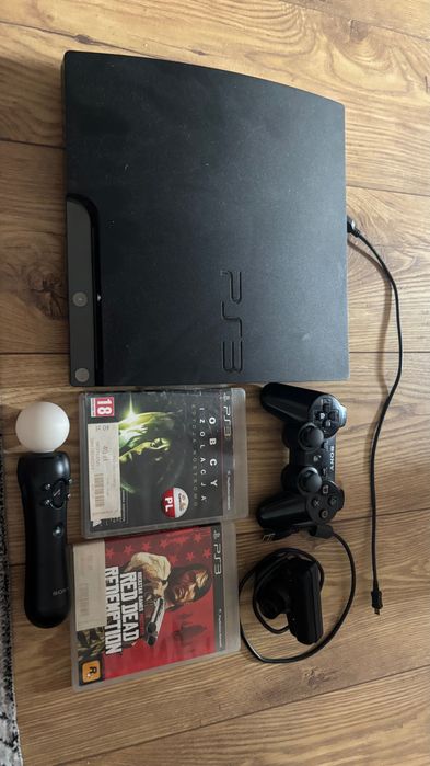 Sprzedam ps3 z padem, kontrolerem i grami