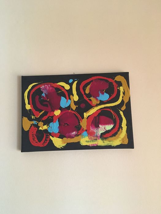 Quadro pintura abstrata