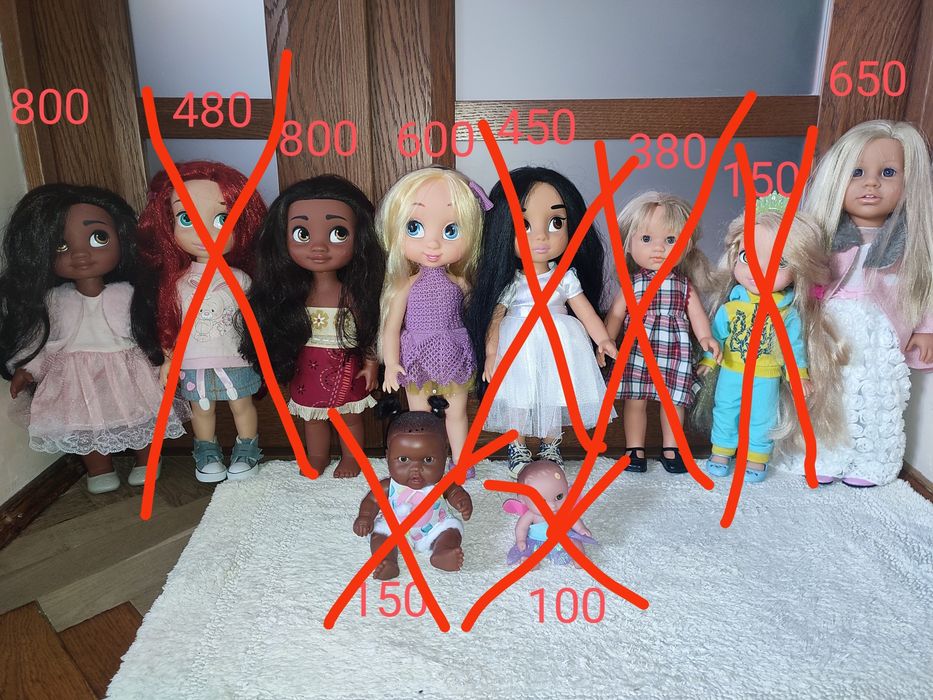 Ляльки куклы Дісней Аніматор,, Disney Animators,Llorens, Paola Reina