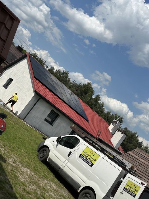 Malowanie dachu dachów mycie dachu kostki elewacji