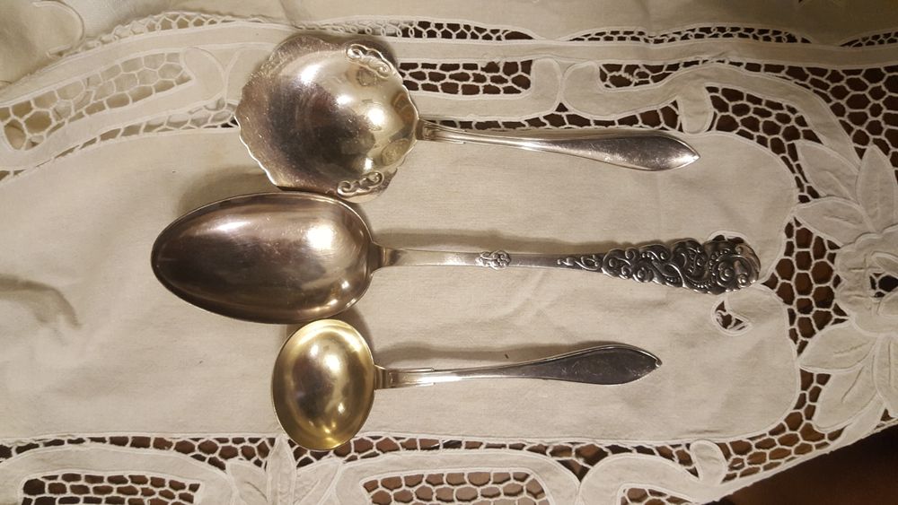 Приборы мельхиоровые для сервировки