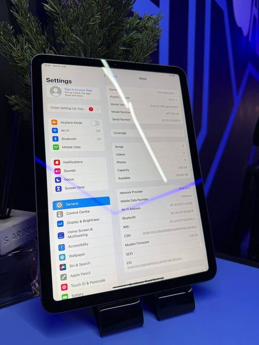 iPad Air (4th gen) 256GB Wi-Fi/LTE Space Gray Планшет/Магазин/Гарантія
