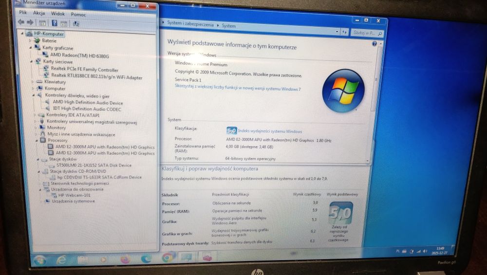 Laptop HP Pavilion G6