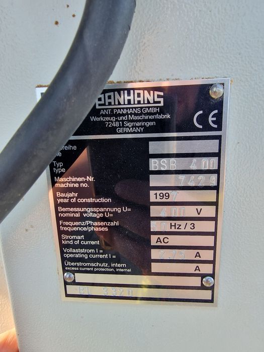 Piła taśmowa Panhans BSB 400 banzega nie formatowa