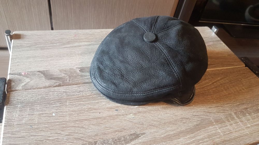 головной убор. кожа. размер XL. ( 60).