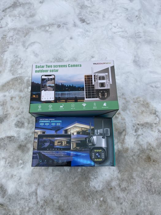 Камери Відеонагляду 360 4G WIFI! Сонячна Панель! Дуже Гарна Якість!