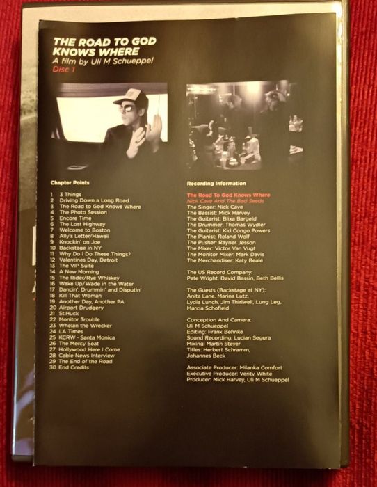 Nick Cave "The Road To God...+ Live at Paradiso'92" 2DVDs RARO