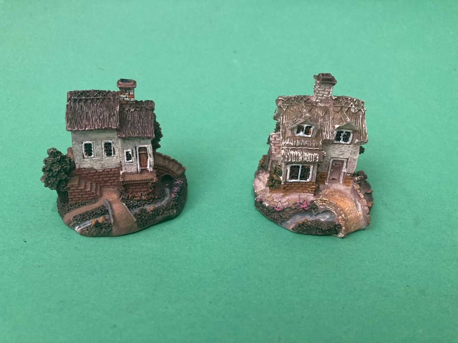 Lote de 8 casinhas de colecção da Leonardo Collection Antigas