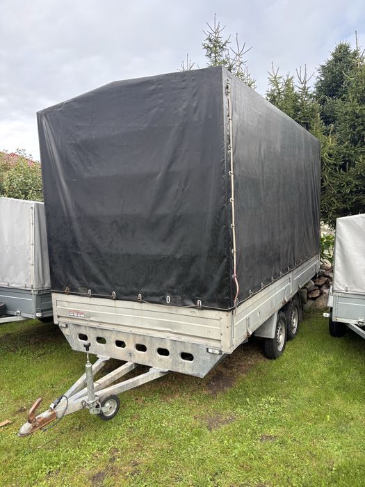 Przyczepy Lawety Dłużyca wypożyczalnia wynajem Koszalin Konikowo