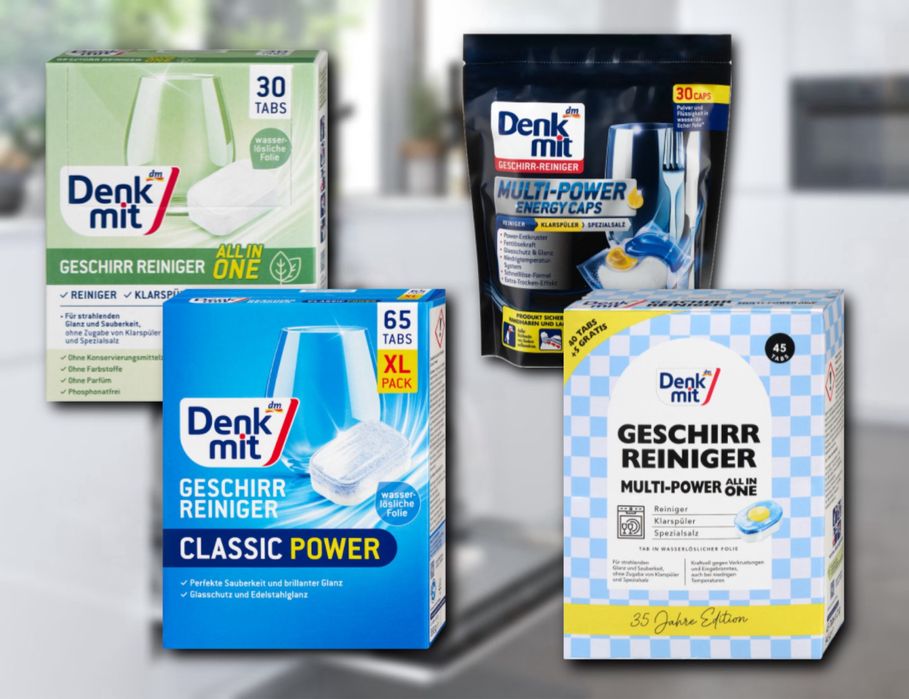 Denkmit nature tabs - 30шт - таблетки посудомийні Денкмит - денкміт