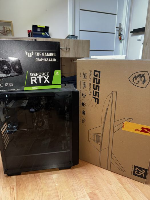 Komputer gamingowy RTX 3060 12 GB + monitor MSI 180 Hz | i5-12400F | 32 GB RAM
