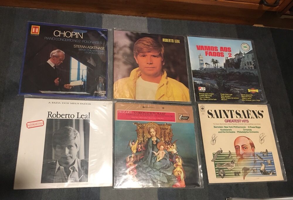18 x LP’s vinil, musica clássica e portuguesa