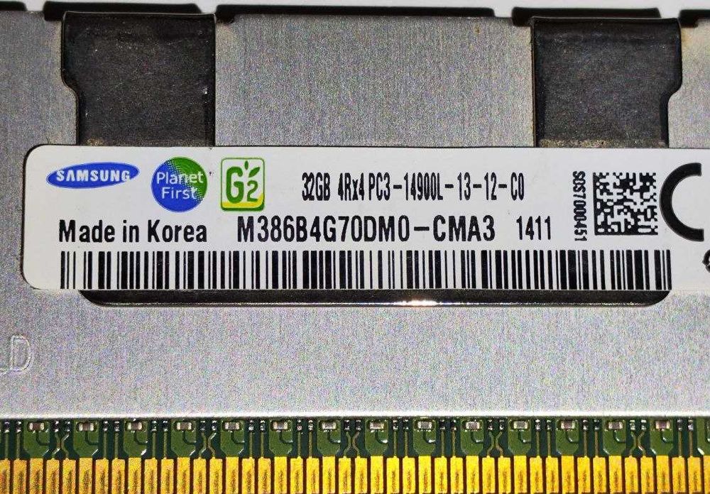 Серверна оперативна пам'ять Samsung DDR3 1866 МГц, 32Gb (1x32) REG ECC