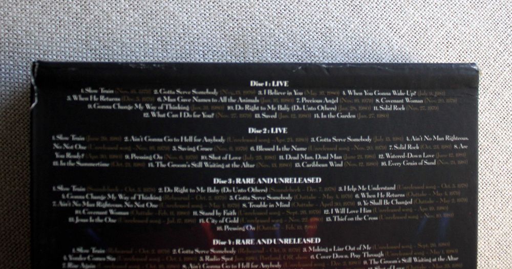 BOB DYLAN 8CD + DVD Box Trouble No More 1979-81