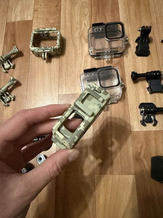 Великий набір аксесуарів для GoPro та екшн-камер + Аквабокси та Рамки