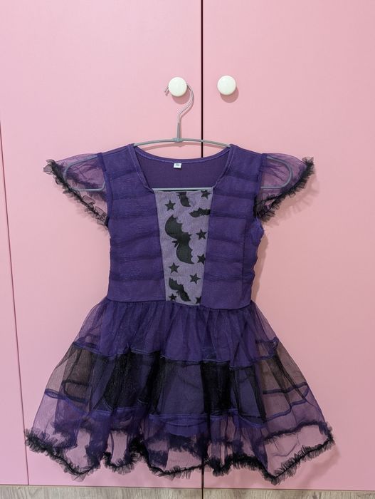 Костюм на кажана з крилами на дівчинку