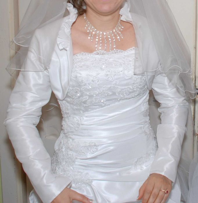 Suknia Ślubna rozm.38 + Welon 250cm