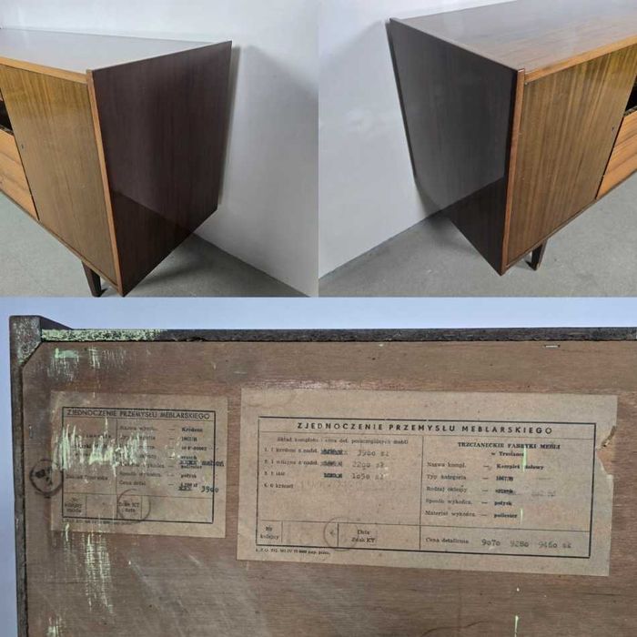 komoda hałas duża PRL vintage retro