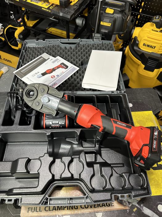 Прес акумуляторний RIDGID RP 219 радиальный rems novopress