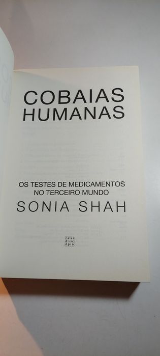 Cobaias Humanas - Sonia Shah
