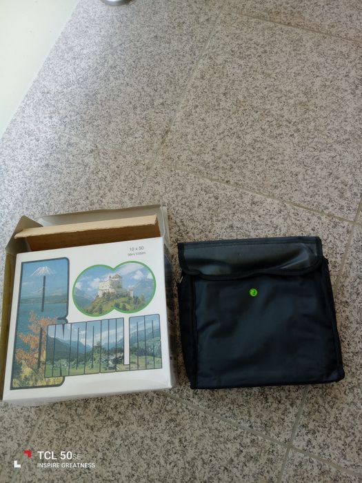 Binóculos novos ótimos para apreciar a natureza. Tenho muitos