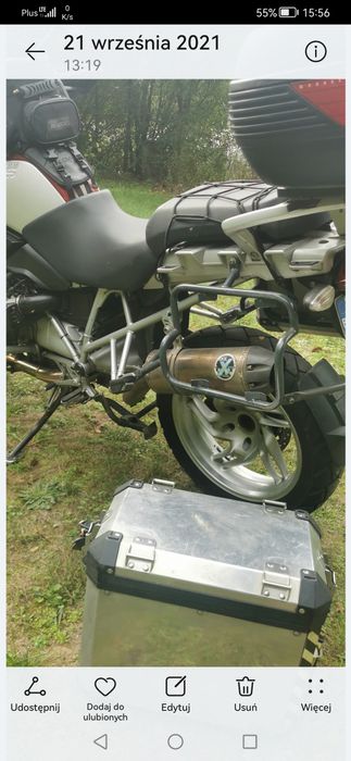 BMW 1200 GS. Kufry