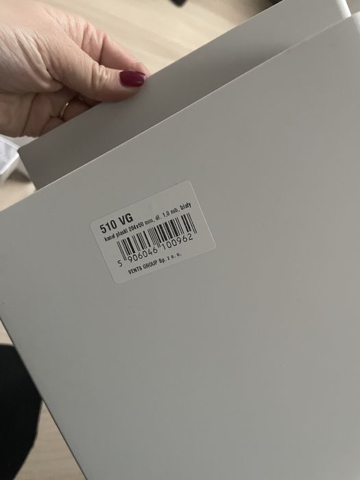 Zestaw kanał wentylacyjny 204x60