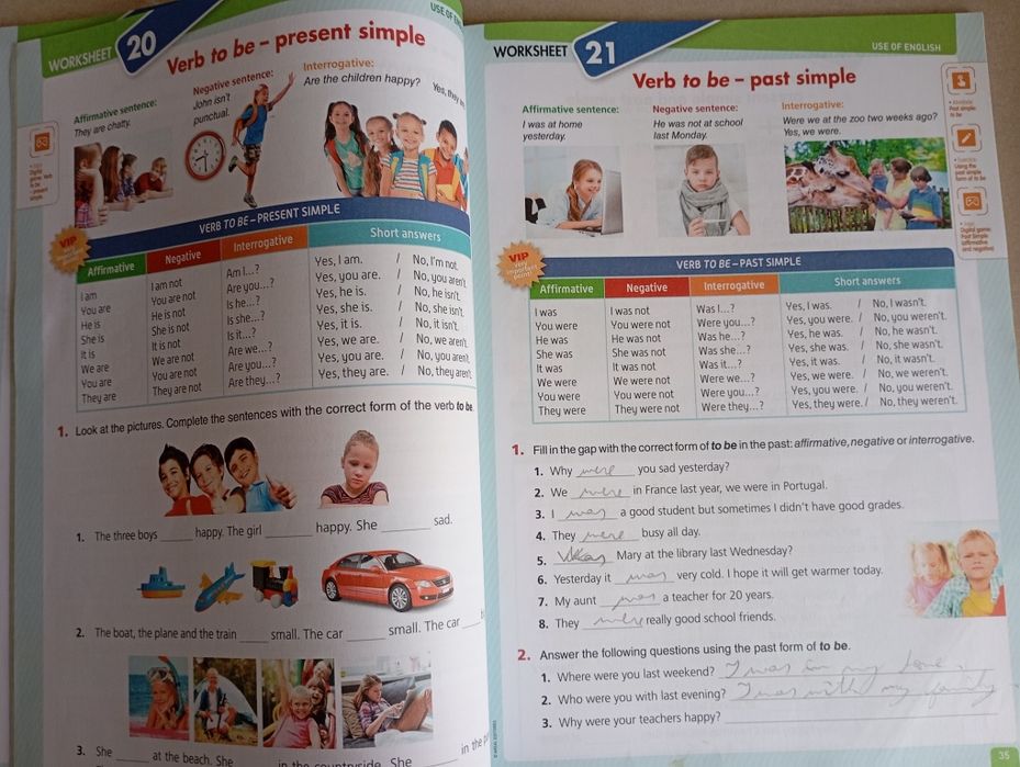 Fichas de inglês _ livro de apoio