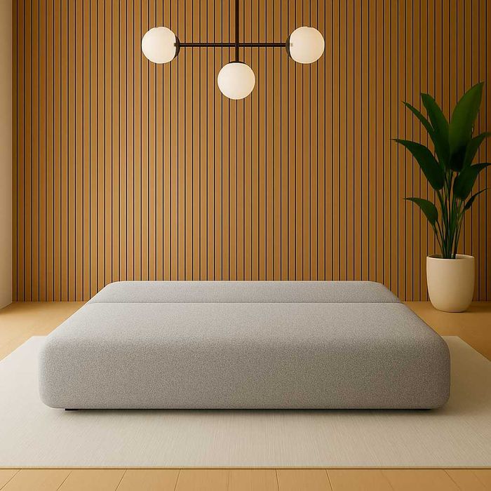 Wersalka funkcjonalna z wygodnym pojemnikiem i funkcją spania Kanapa