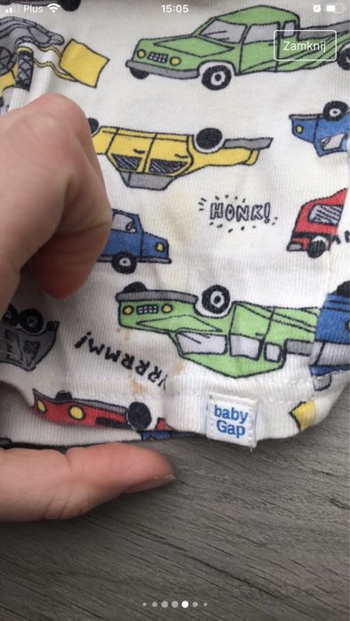 Bluzki piżama gap lupilu 116 122