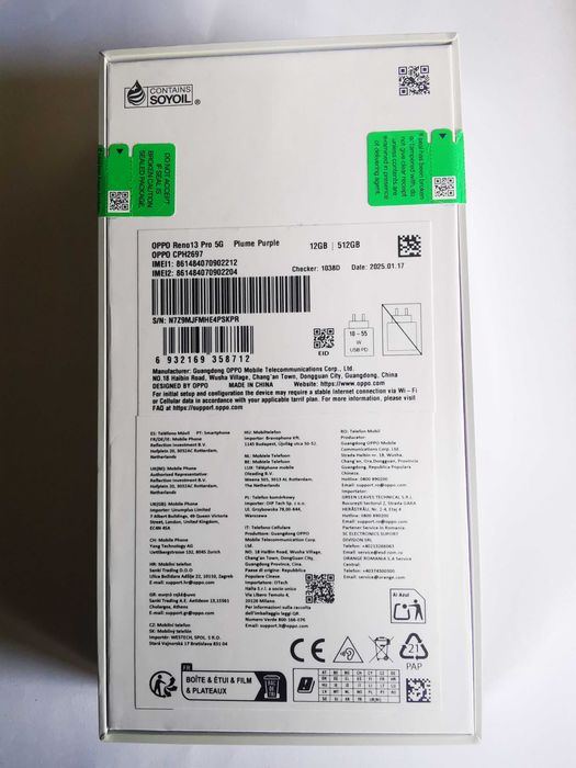 Oppo Reno 13 pro na gwarancji