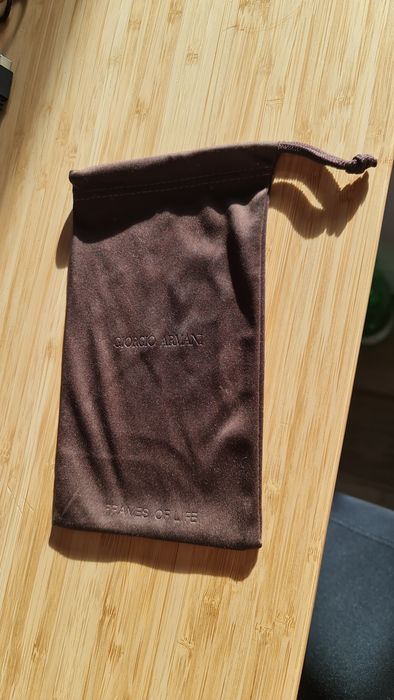 Etui na okulary w formie woreczka Giorgio Armani