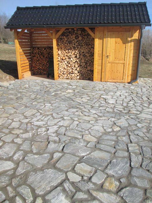 Łupek szarogłazowy lub gnejs szary na ścieżkę kamień naturalny TONA