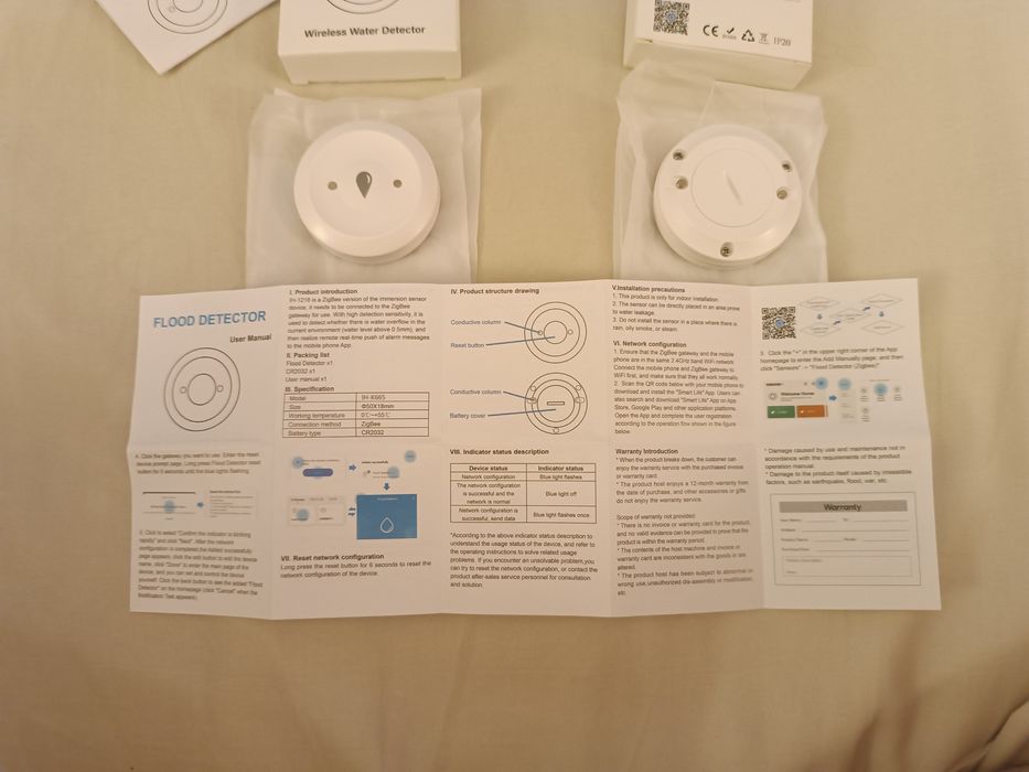 Detetor de inundação WiFi - NOVO -