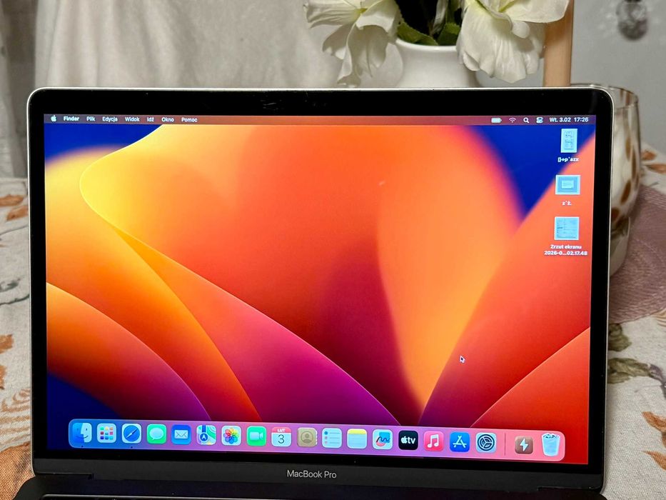 MacBook Pro 13" i5 8/128GB Nowy Top Case i bateria