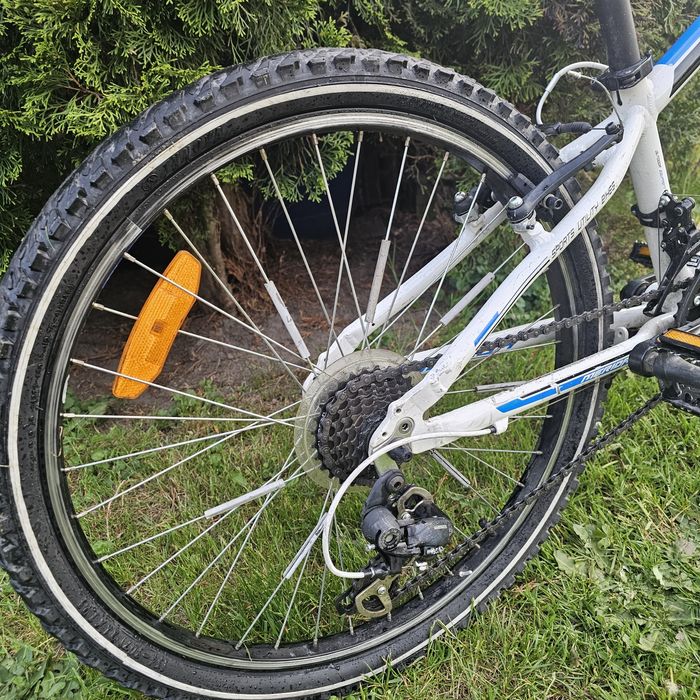Rower dziecięcy biało-niebieski