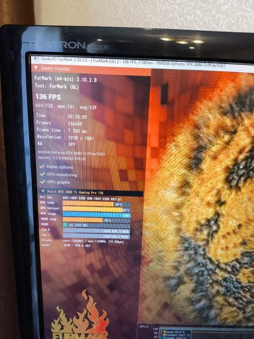 Видеокарта Palit GamingPro RTX 3080 Ti