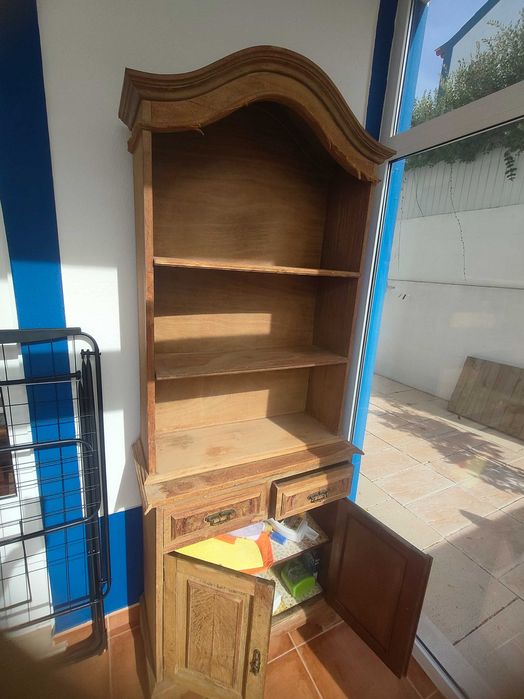 Lote de 2 armários antigos em madeira maciça (restauro) — Peniche/Óbidos