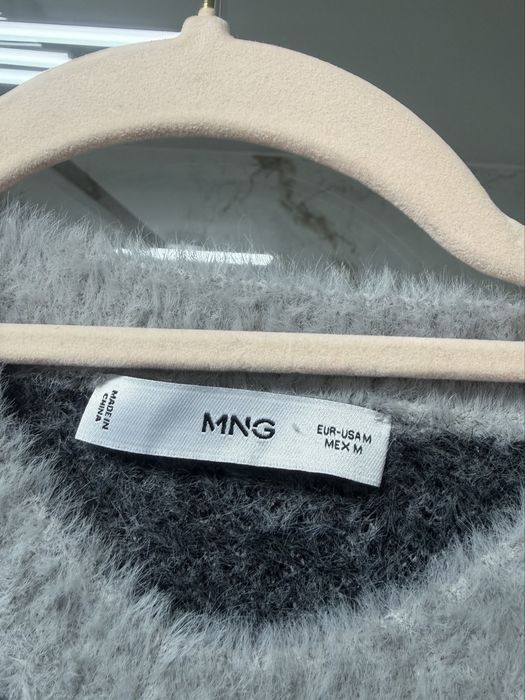 Zestaw komplet 3x sweter Mango New Yorker szare S/M