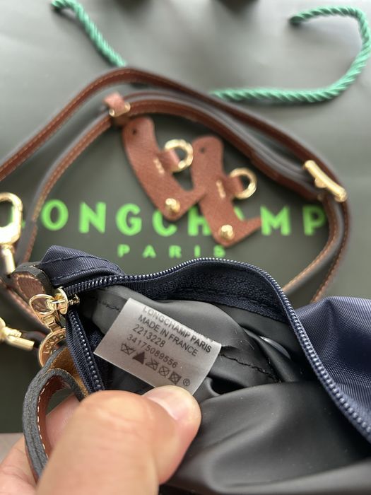 Longchamp Mini Bag granatowa