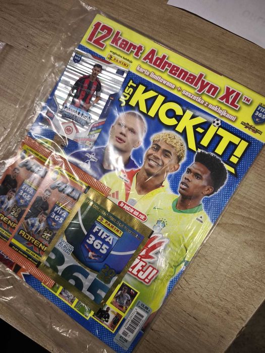 Magazyn Just Kick-It 1/2026 Karty FIFA 365 Adrenalyn XL Nowy Halland