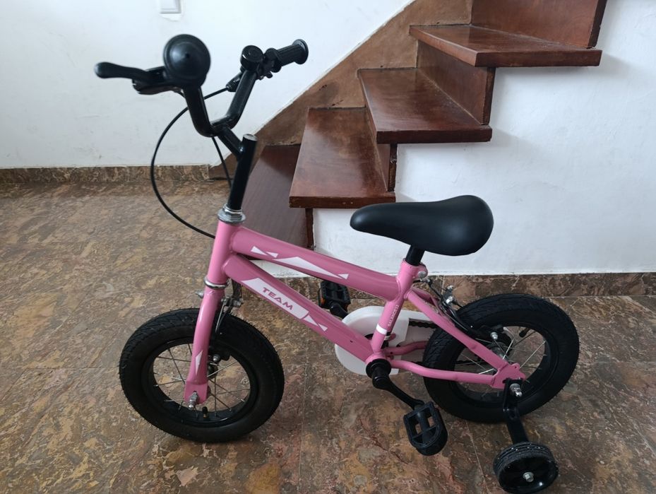 Bicicleta menina cor de rosa