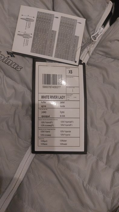 Kurtka puchowa Alpinus White River Lady XS