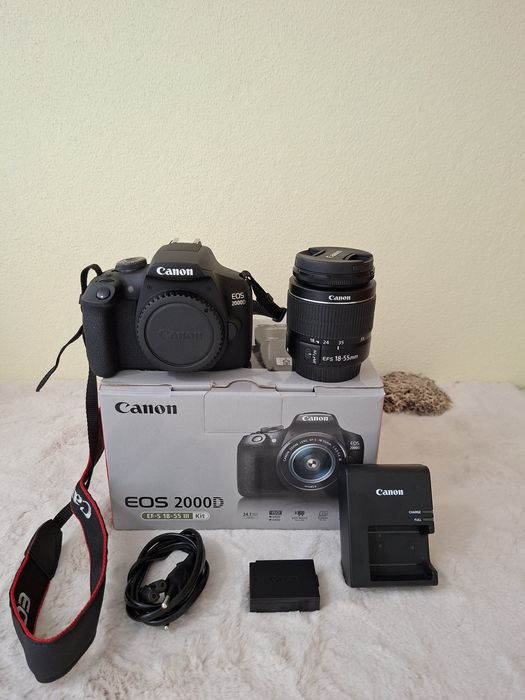 Canon EOS 2000D  + EFS 18-55mm
