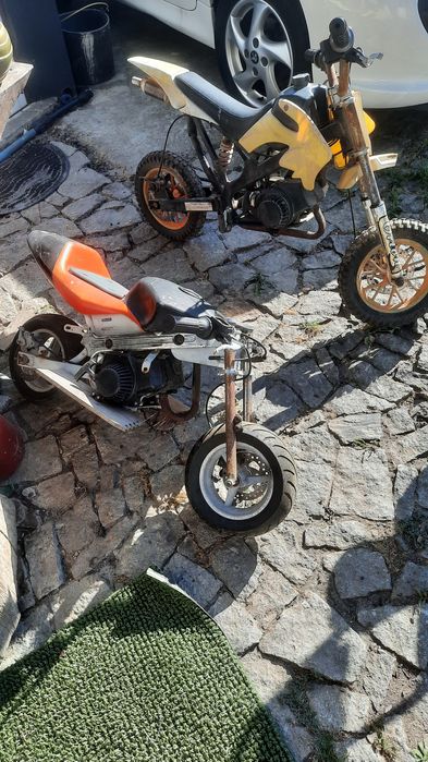 Motas de pequenas dimensões a gasolina