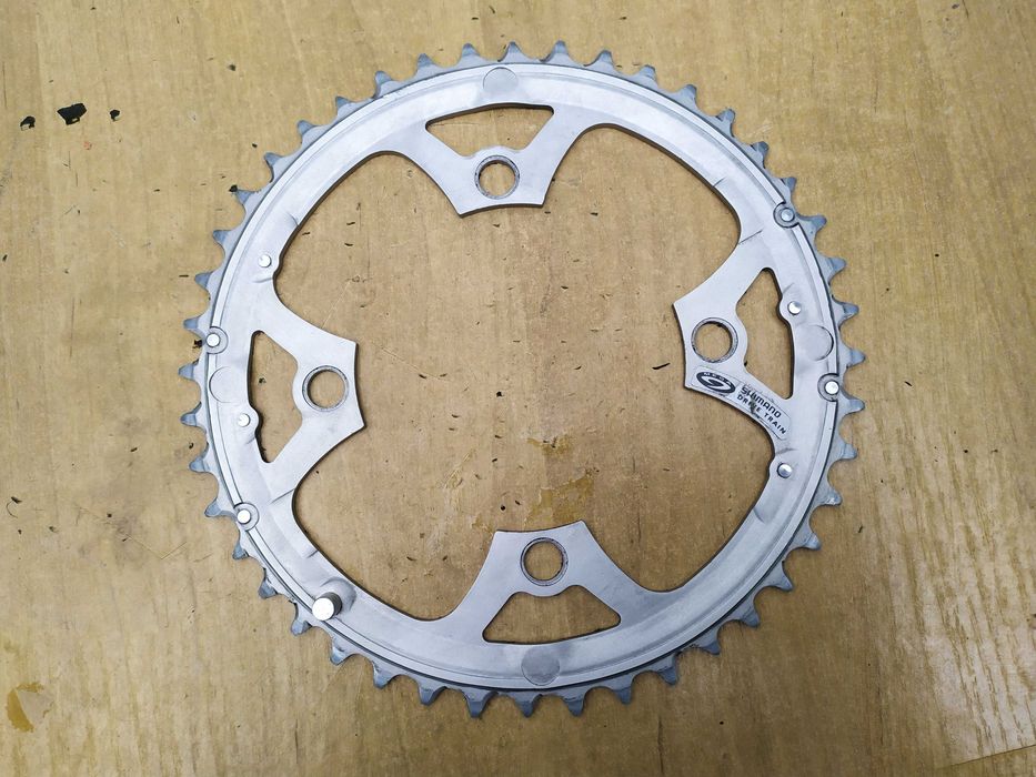 Shimano Mega9 zębatka korby N-44 Aluminiowa 104mm  Deore LX Polecam